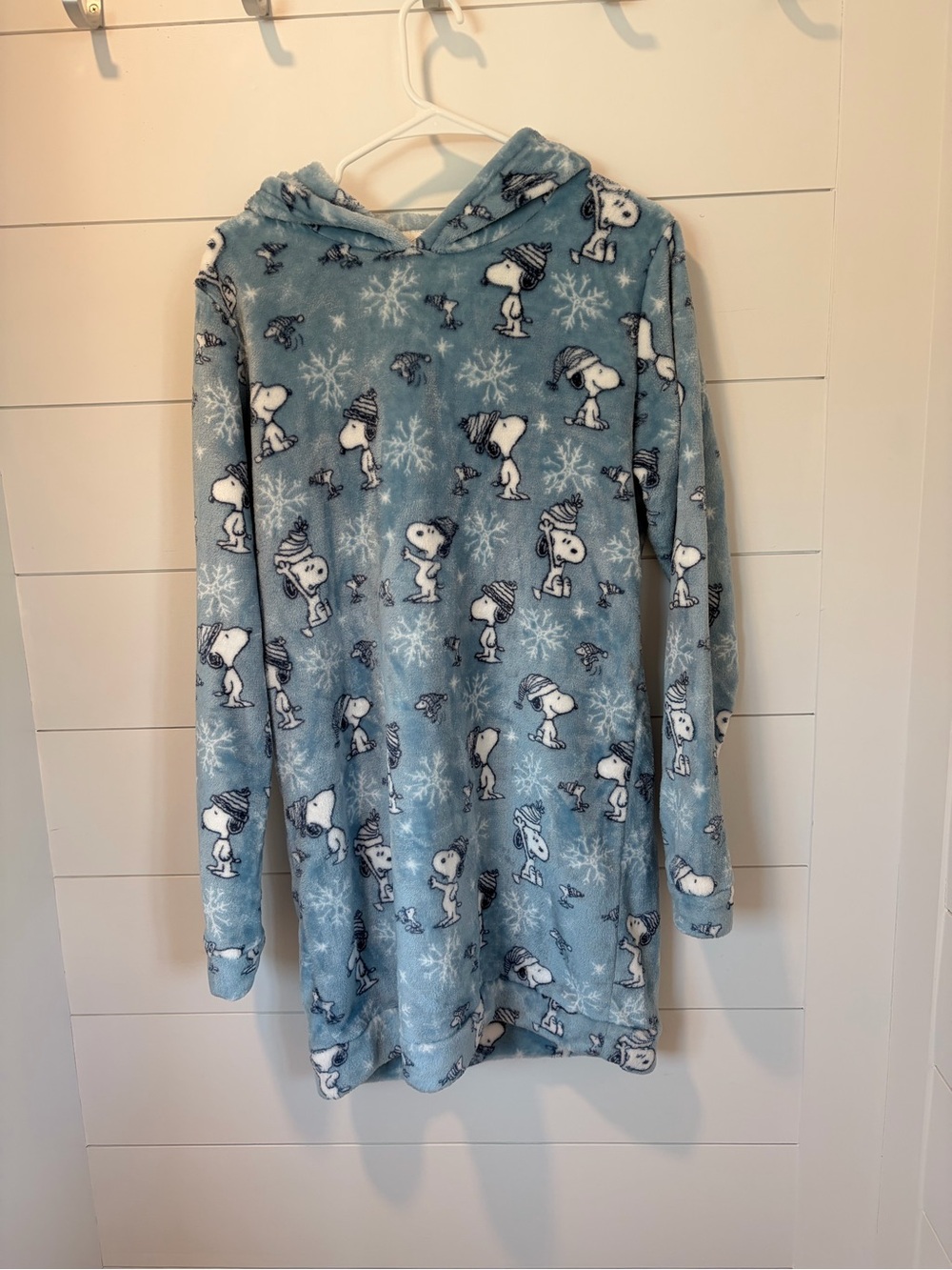 Snoopy Blue Hooded Pajama Tunic